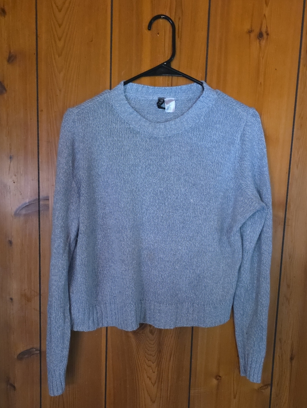 Divided Light Gray Crew Neck Sweater